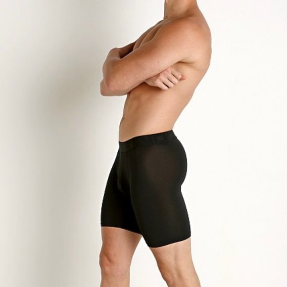 💖MEGA SALE💖Under Armour 2-Pack Boxer 6-in Boxer Briefs Black Men's 1330637 001 - Picture 5 of 7